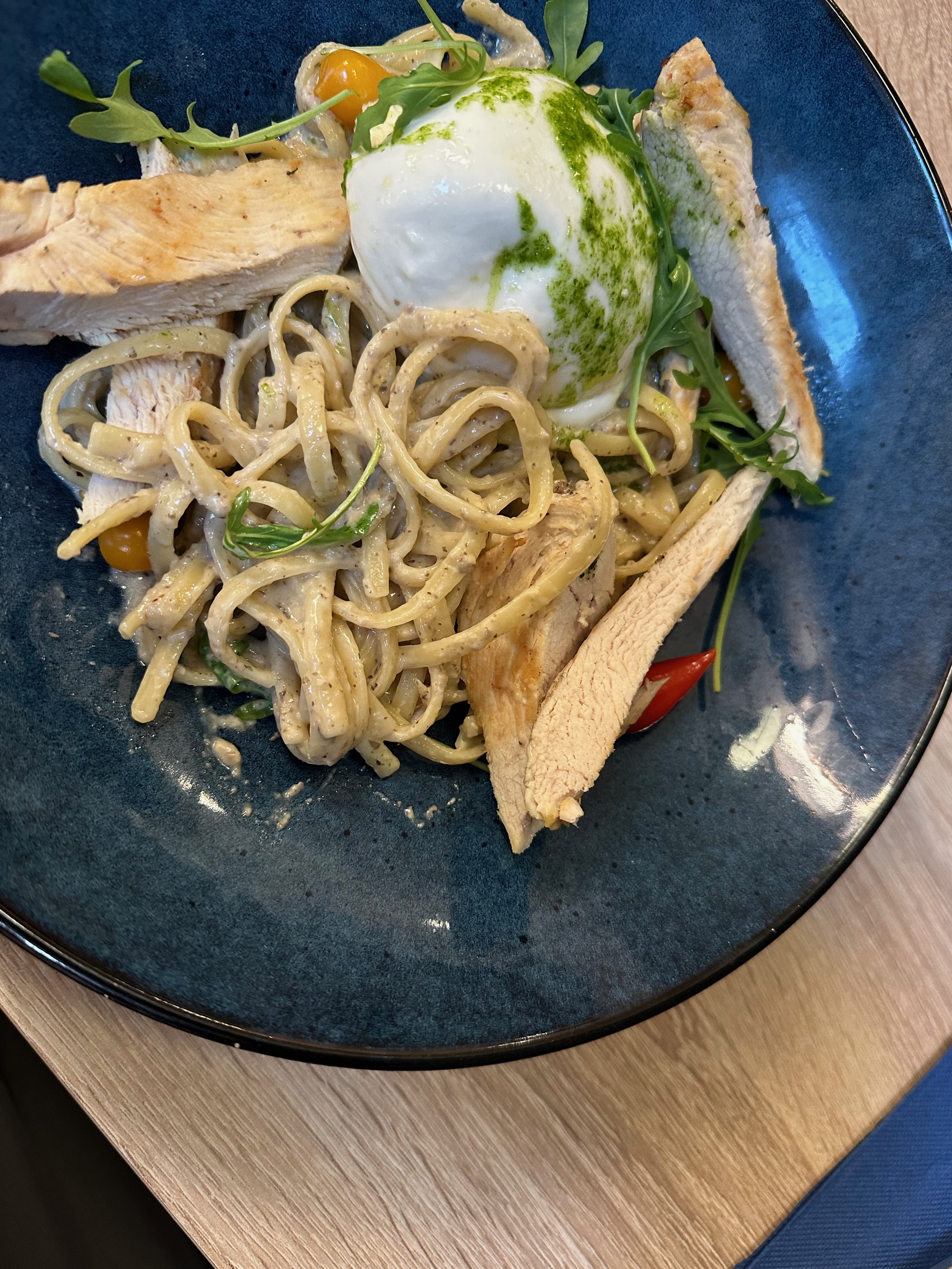 Pasta at L'Art du Festin in Montmartre, Paris