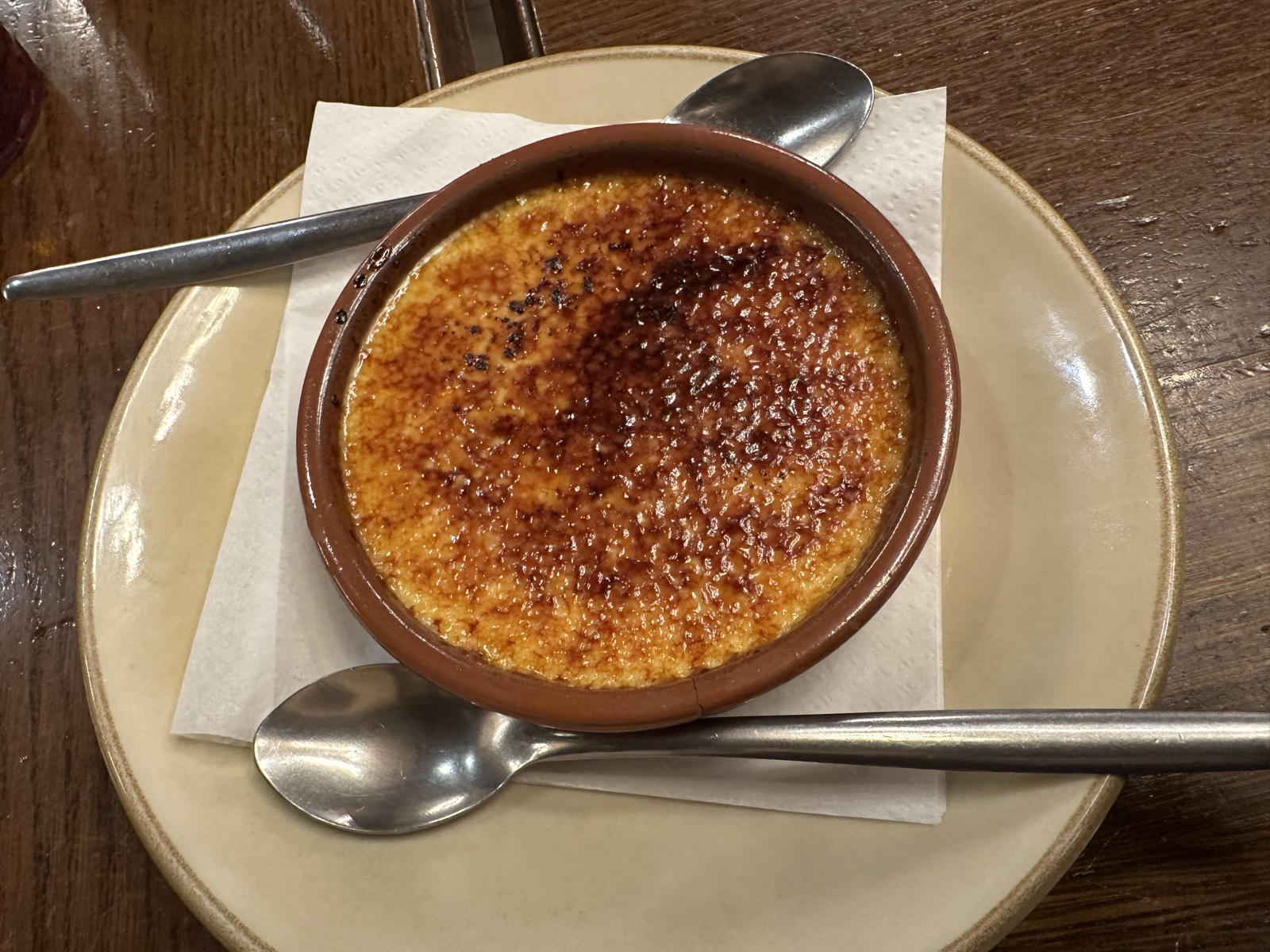 Creme Brulee at Le Relais Madeleine