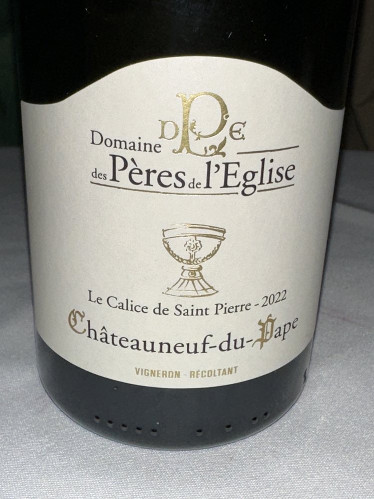 Chateauneuf-du-Pape Peres de l'Eglise 2022